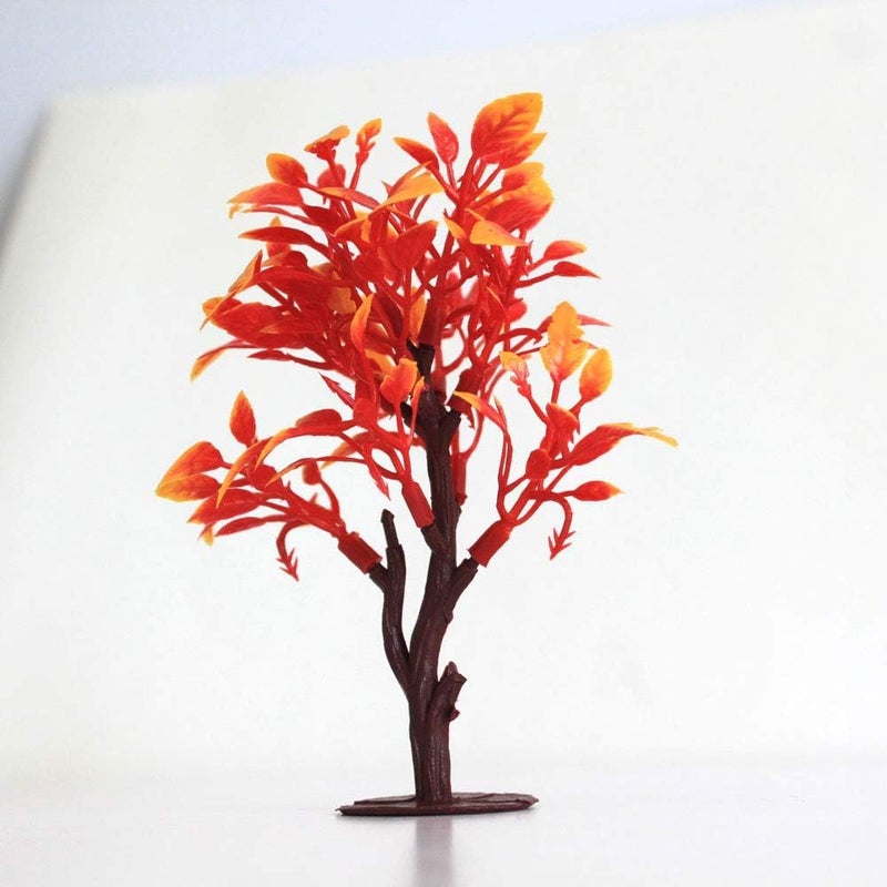 OrgMemory Upgrade Trees Cake Decorations, OrgMemory Model Trees with Bases, (19pcs, 3"-5.5"/7.5-14 cm), Ho Scale Trees, Diorama Supplies for Crafts or Cake Decorations - Image 4